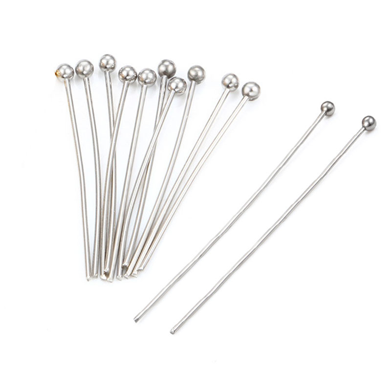 Jewelry Making Jig - หมุดหัวกลมสแตนเลส 50 ชิ้น ขนาด 15 20