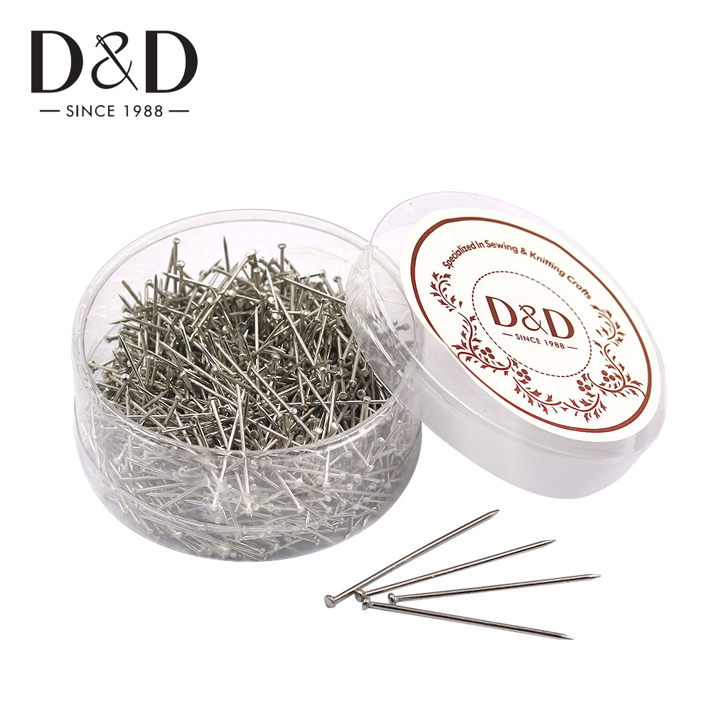 Jewelry Making Jig - 900Pcsสแตนเลส 26 มม.ตรงหมุดDressmaker Fineซาตินหัวจักรเย็บผ้าPinsสำหรับQuiltingเครื่องประดับทำDIYเครื่องมือ