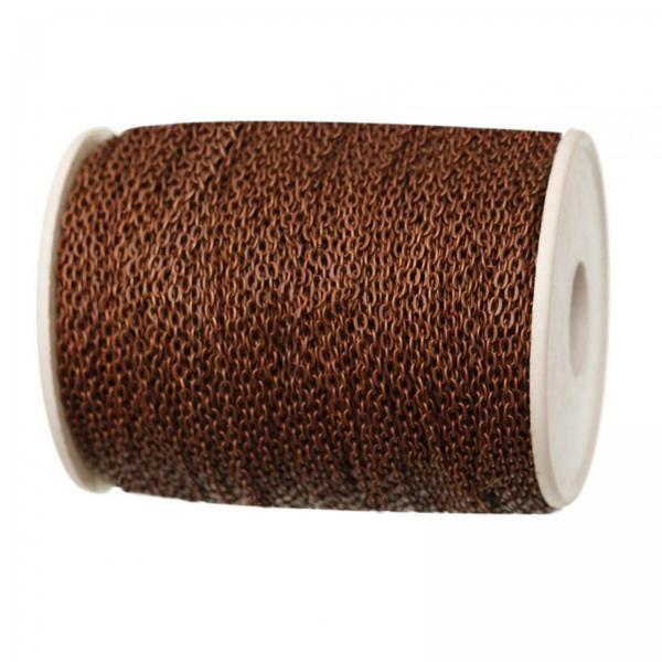 Chain Roll Cable - โซ่เหล็กแบบม้วนสำหรับทำสร้อยคอ สร้อยข้อมือ จี้ และงานประดิษฐ์ DIY