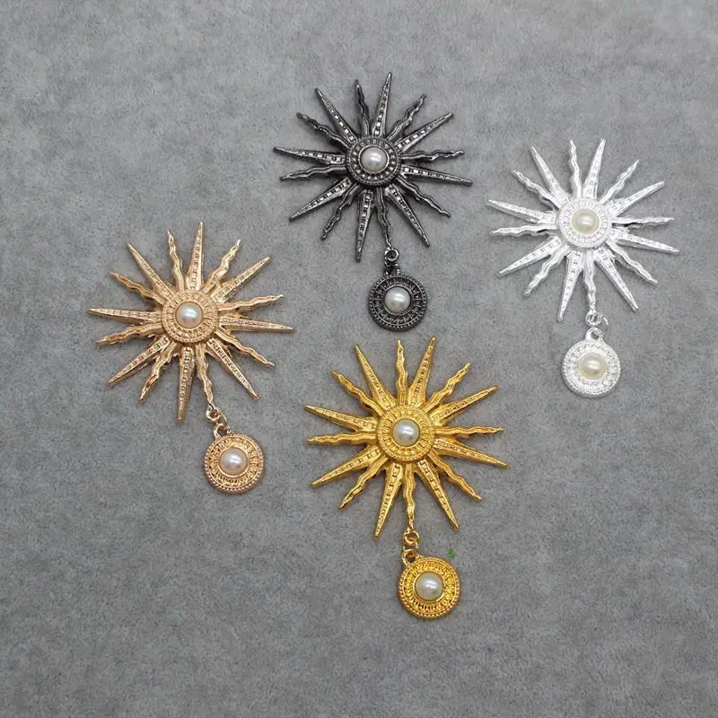 Jewelry Making Adults - วัสดุทำมงกุฎ Starburst DIY รูปทรงดอกไม้ประดับมุก โลลิต้า ชุบทอง
