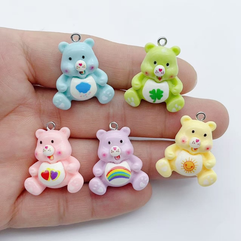 Jewelry Making Pendants - จี้รูปสัตว์การ์ตูน 10 ชิ้น สำหรับทำต่างหู สร้อยคอ สร้อยข้อมือ