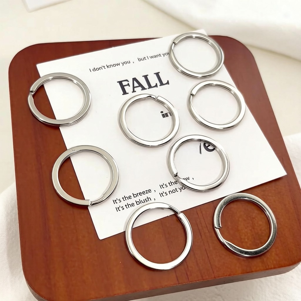 Jewelry Making Hoops - 10/20/100 ชิ้น ห่วงกุญแจโลหะ ขนาด 15-35 มม.
