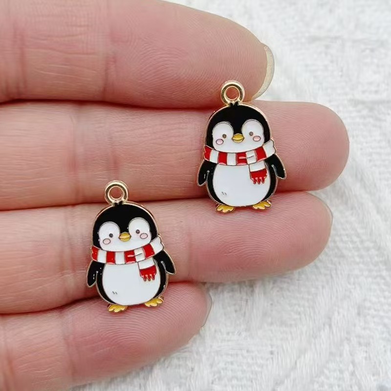 10 ชิ้น จี้พวงกุญแจการ์ตูนเพนก - Jewelry Making Pendants บทวิจารณ์และราคา