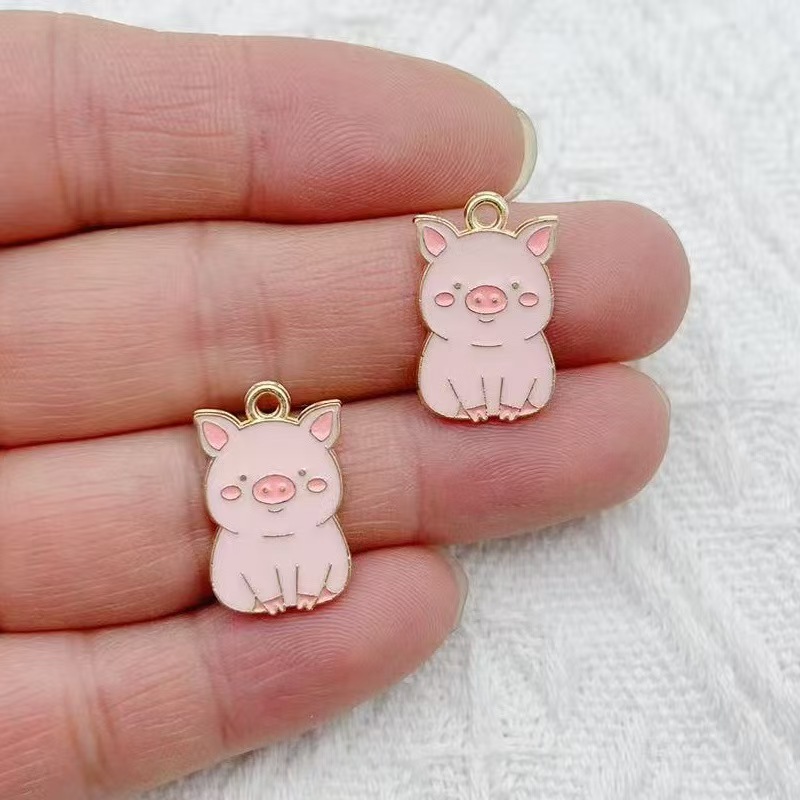 10 ชิ้น จี้พวงกุญแจการ์ตูนเพนก - Jewelry Making Pendants บทวิจารณ์และราคา