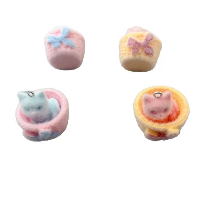 จี้แมวเรซิน 3D แบบนุ่ม 4 ชิ้น  - Jewelry Making Pendants บทวิจารณ์และราคา
