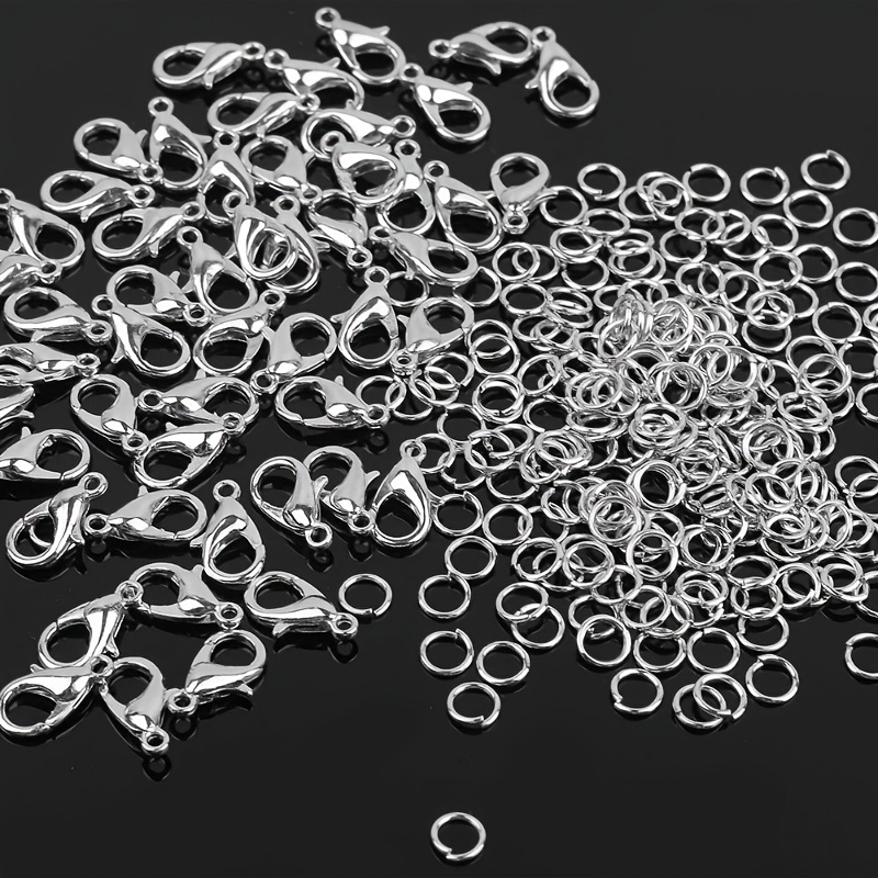 ตัวล็อคแบบก้ามปู 1/2/300 ชิ้น  - Jewelry Making Hoops บทวิจารณ์และราคา