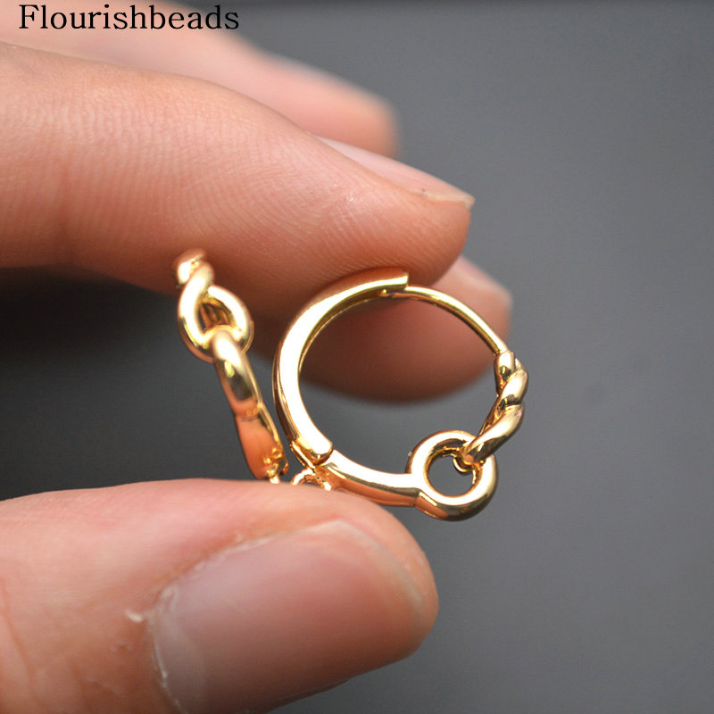 30 PC Twisted รอบวงกลม 18K Gol - Jewelry Making Hoops บทวิจารณ์และราคา