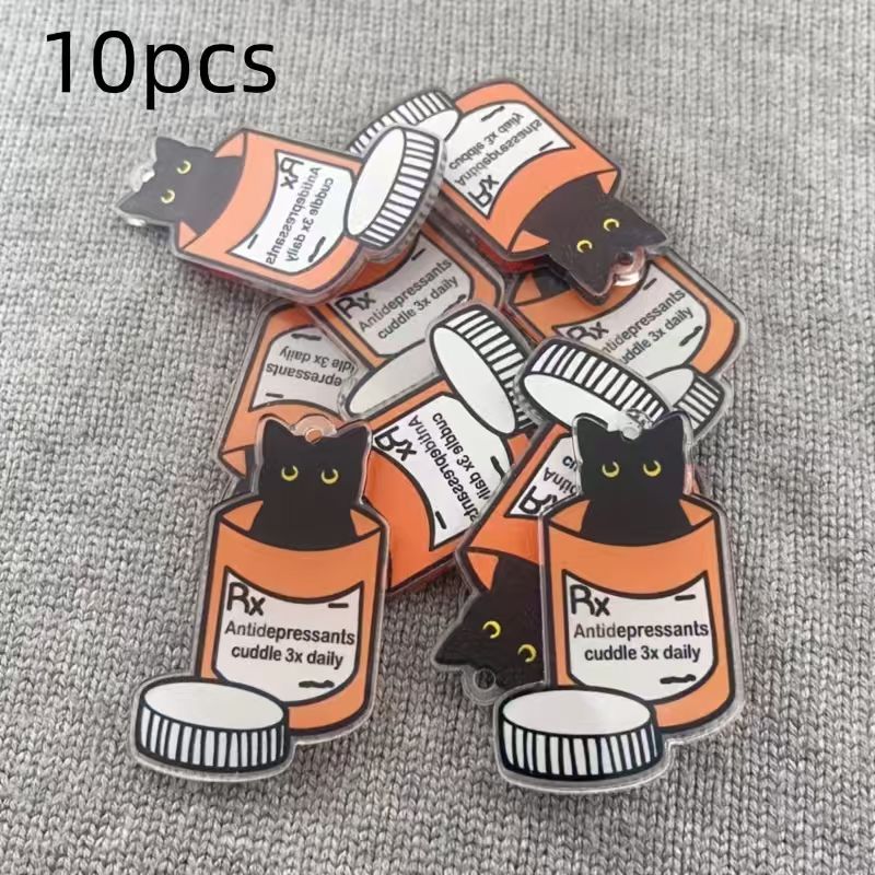 จี้อะคริลิครูปแมวสำหรับทำเครื่ - Jewelry Making Pendants บทวิจารณ์และราคา
