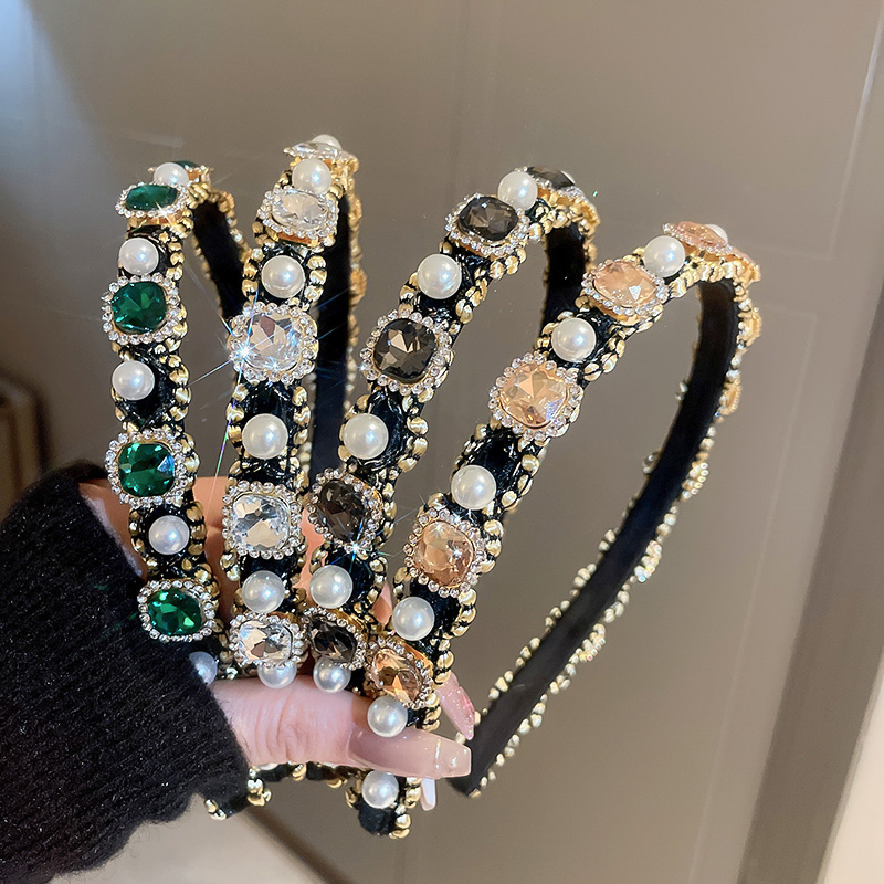 ที่คาดผมหรูหราประดับเพชรเต็มเส - Jewelry Making Adults บทวิจารณ์และราคา