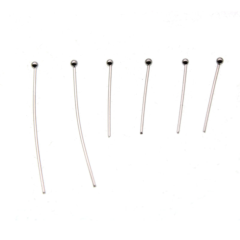 หมุดหัวกลมสแตนเลส 50 ชิ้น ขนาด - Jewelry Making Jig บทวิจารณ์และราคา