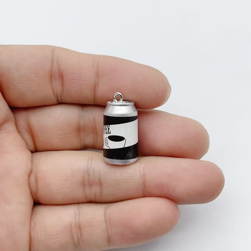 10 ชิ้น จี้เรซินรูปกระป๋องเครื - Jewelry Making Pendants บทวิจารณ์และราคา