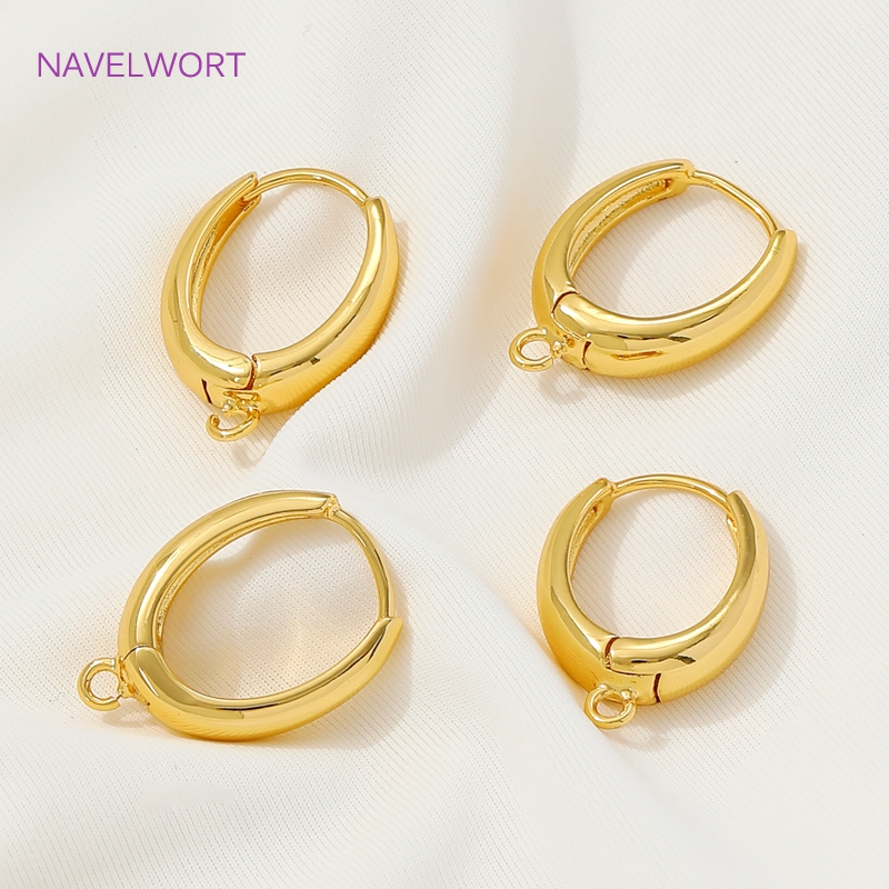 ตะขอเกี่ยวต่างหูทองเหลืองชุบทอ - Jewelry Making Earring Supplies บทวิจารณ์และราคา