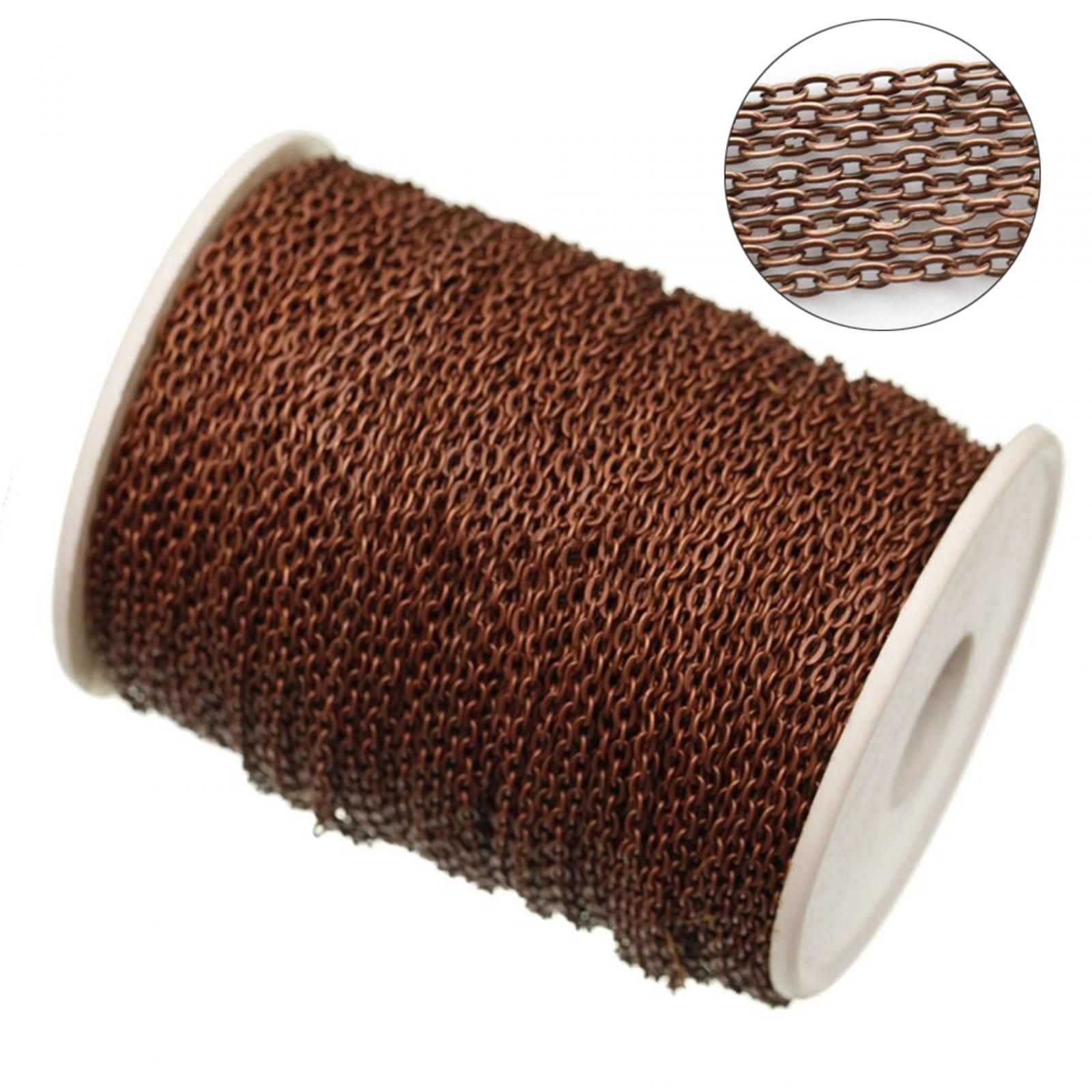 โซ่เหล็กแบบม้วนสำหรับทำสร้อยคอ - Chain Roll Cable บทวิจารณ์และราคา