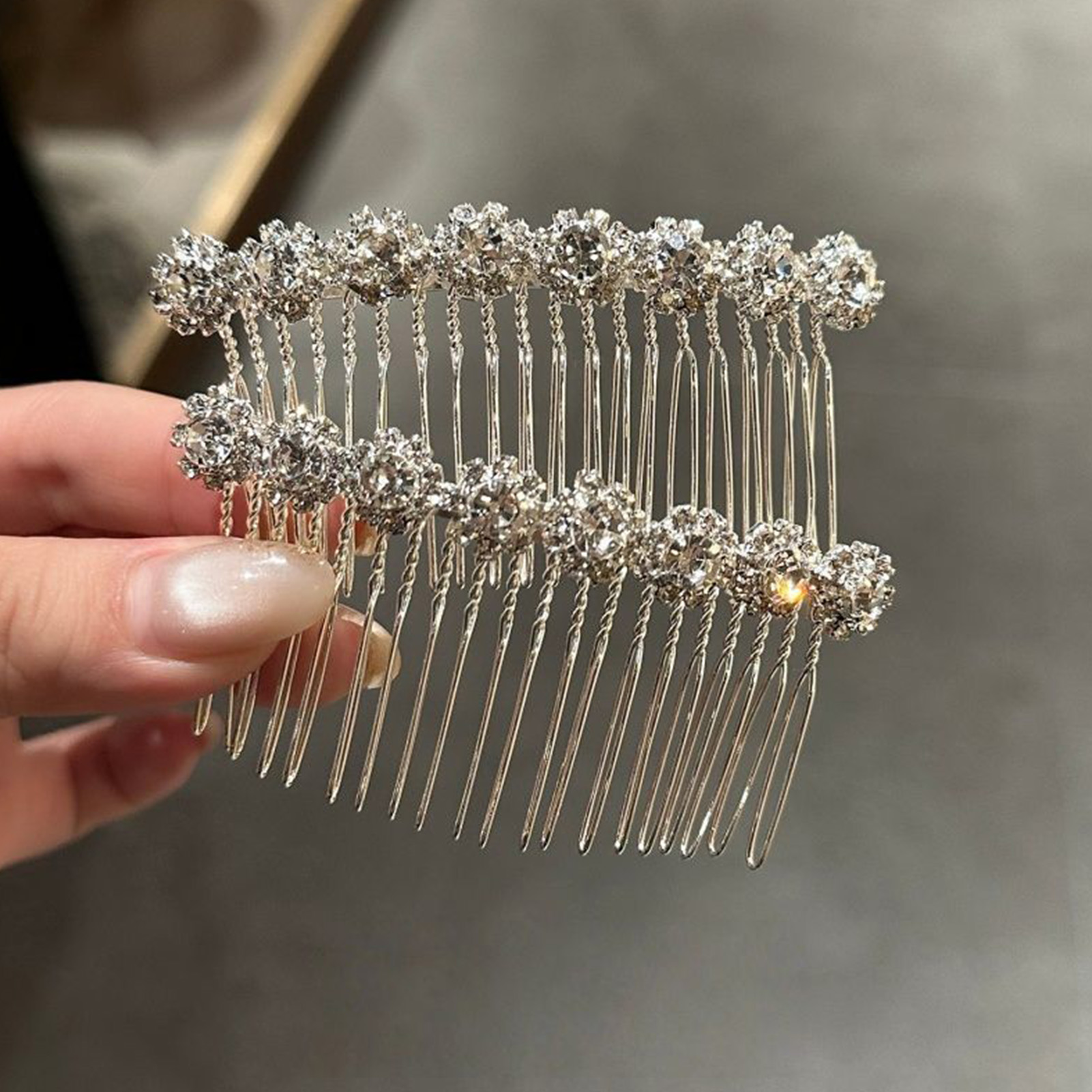 หวีเสียบผมรูปดอกไม้ประดับเพชรแ - Jewelry Making Adults บทวิจารณ์และราคา