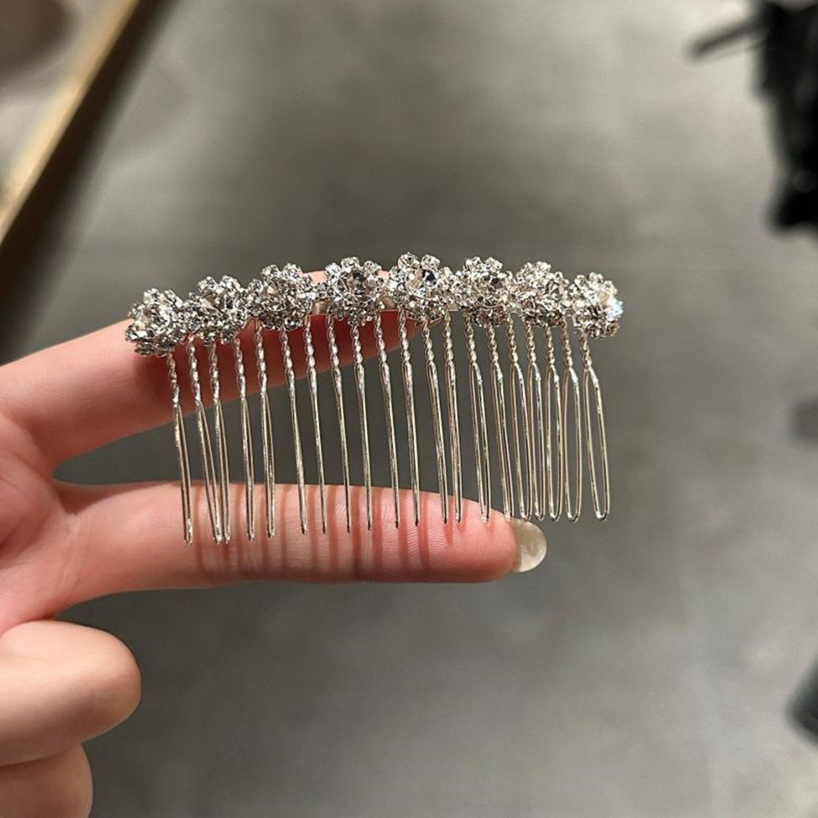 หวีเสียบผมรูปดอกไม้ประดับเพชรแ - Jewelry Making Adults บทวิจารณ์และราคา