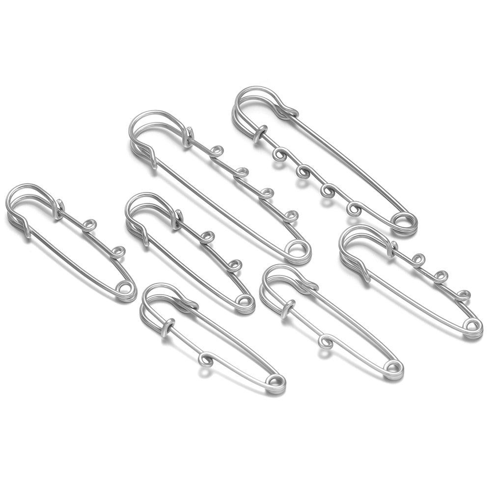 เข็มกลัดนิรภัยขนาดใหญ่ 5 ชิ้น  - Jewelry Making Hoops บทวิจารณ์และราคา