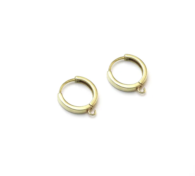 10 ชิ้นทองเหลืองห่วงหู, Leverb - Jewelry Making Hoops บทวิจารณ์และราคา