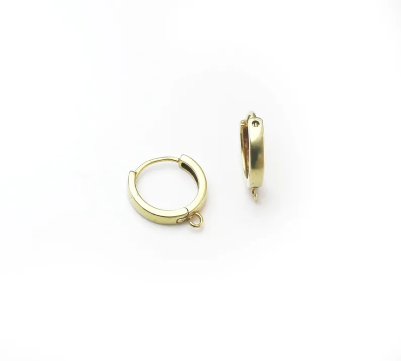10 ชิ้นทองเหลืองห่วงหู, Leverb - Jewelry Making Hoops บทวิจารณ์และราคา