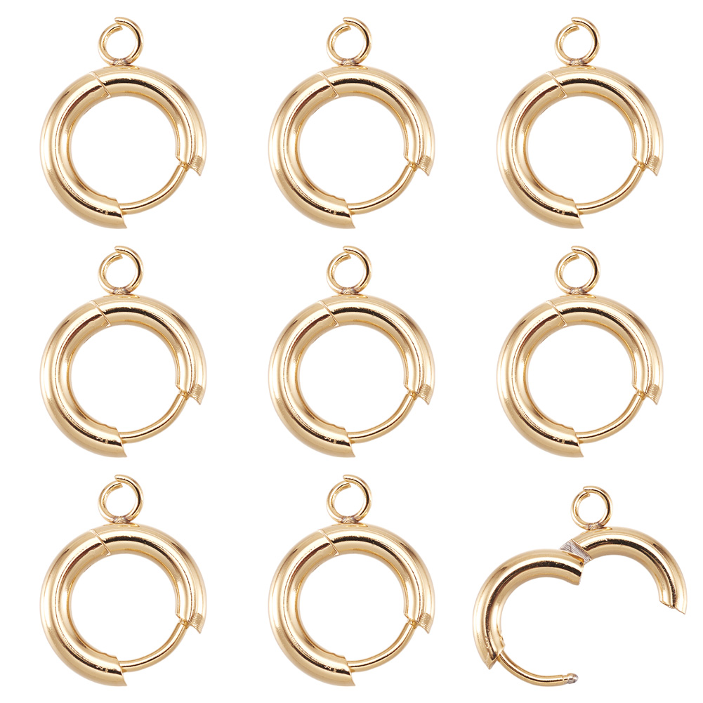 ตะขอเกี่ยวต่างหูสแตนเลส 201 จำ - Jewelry Making Hoops บทวิจารณ์และราคา