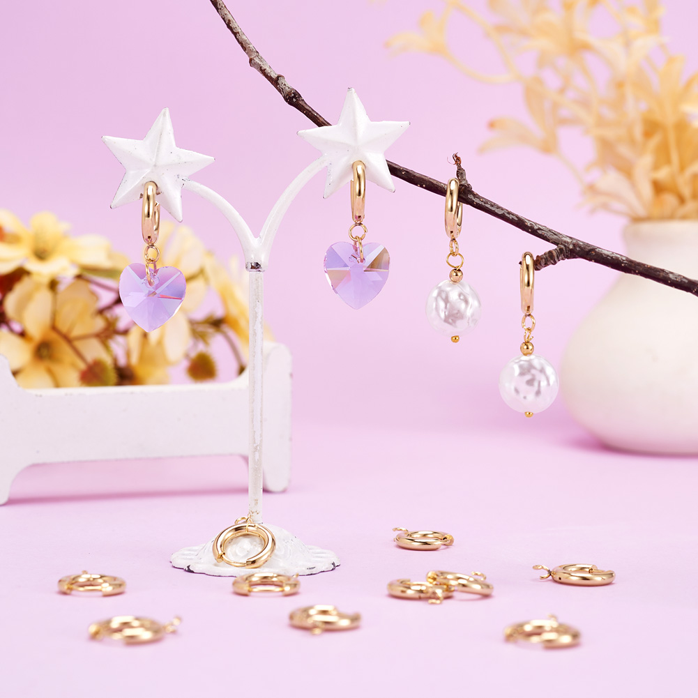 ตะขอเกี่ยวต่างหูสแตนเลส 201 จำ - Jewelry Making Hoops บทวิจารณ์และราคา