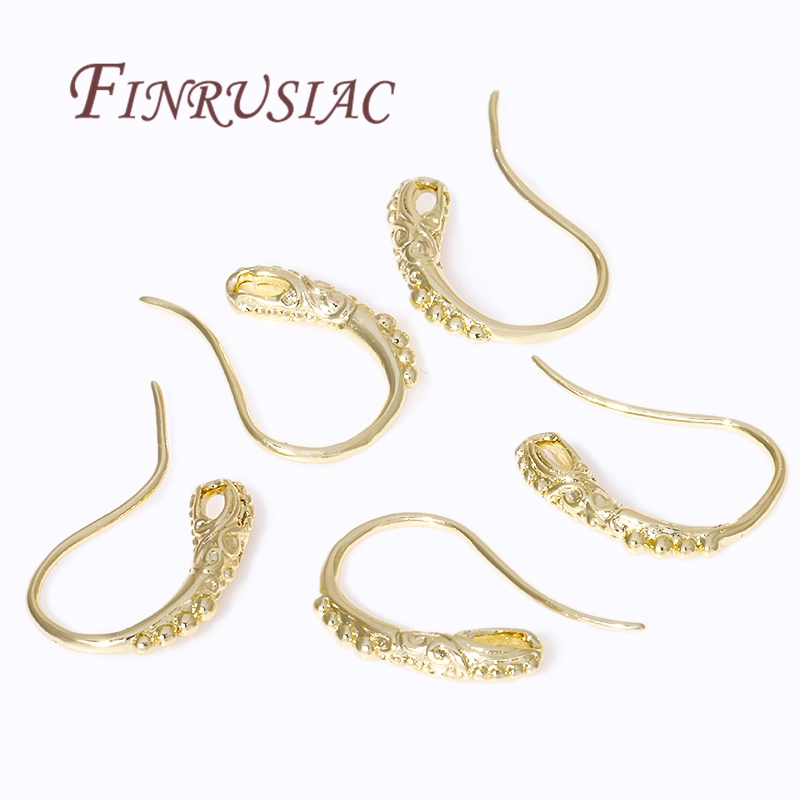 18K Gold Plated ต่างหู Earwire - Jewelry Making Earring Supplies บทวิจารณ์และราคา
