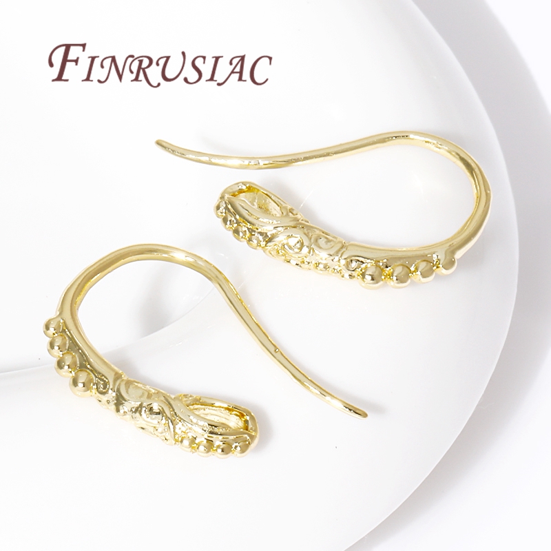 18K Gold Plated ต่างหู Earwire - Jewelry Making Earring Supplies บทวิจารณ์และราคา