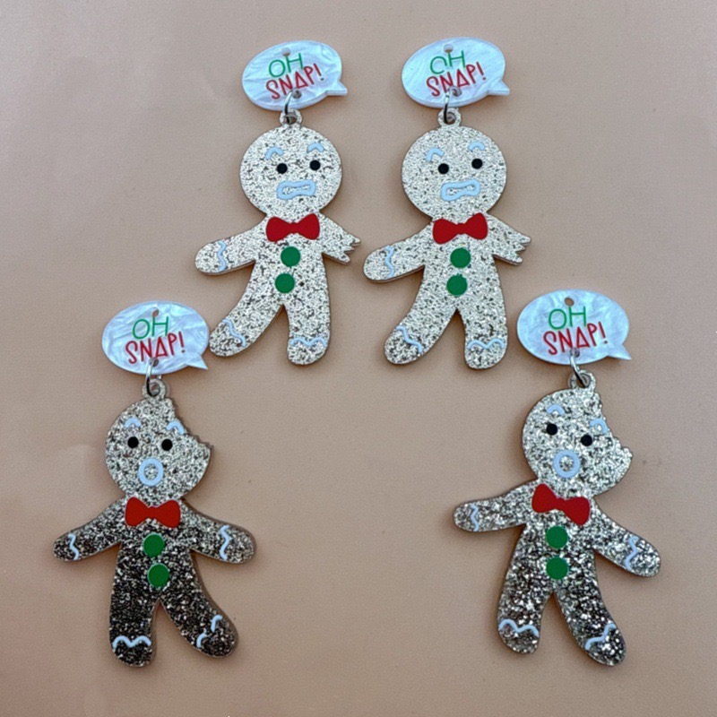 จี้รูปคนขนมปังขิงน่ารัก 10 ชิ้ - Jewelry Making Pendants บทวิจารณ์และราคา