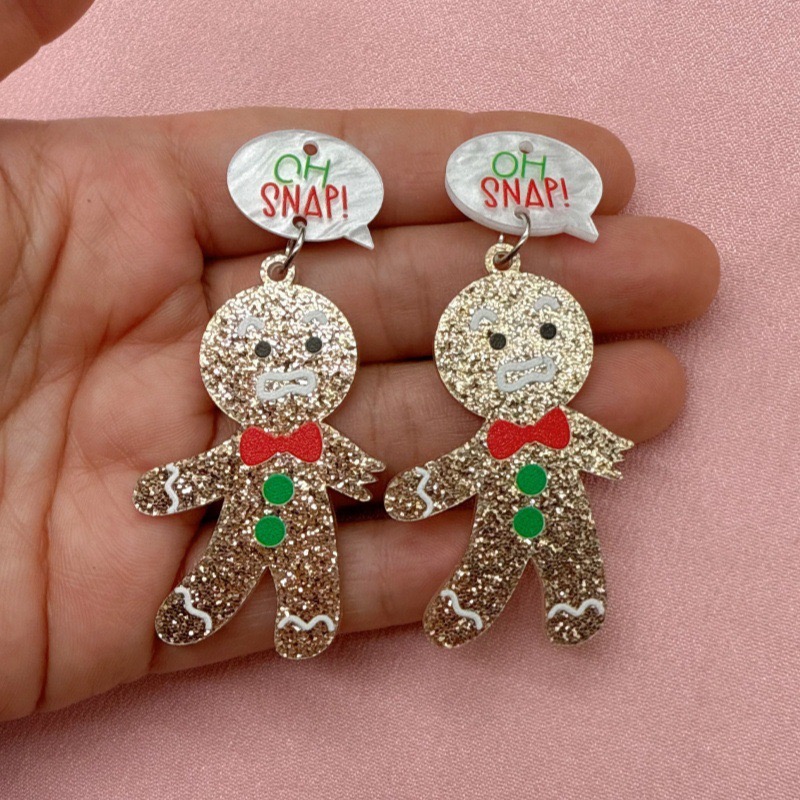 จี้รูปคนขนมปังขิงน่ารัก 10 ชิ้ - Jewelry Making Pendants บทวิจารณ์และราคา
