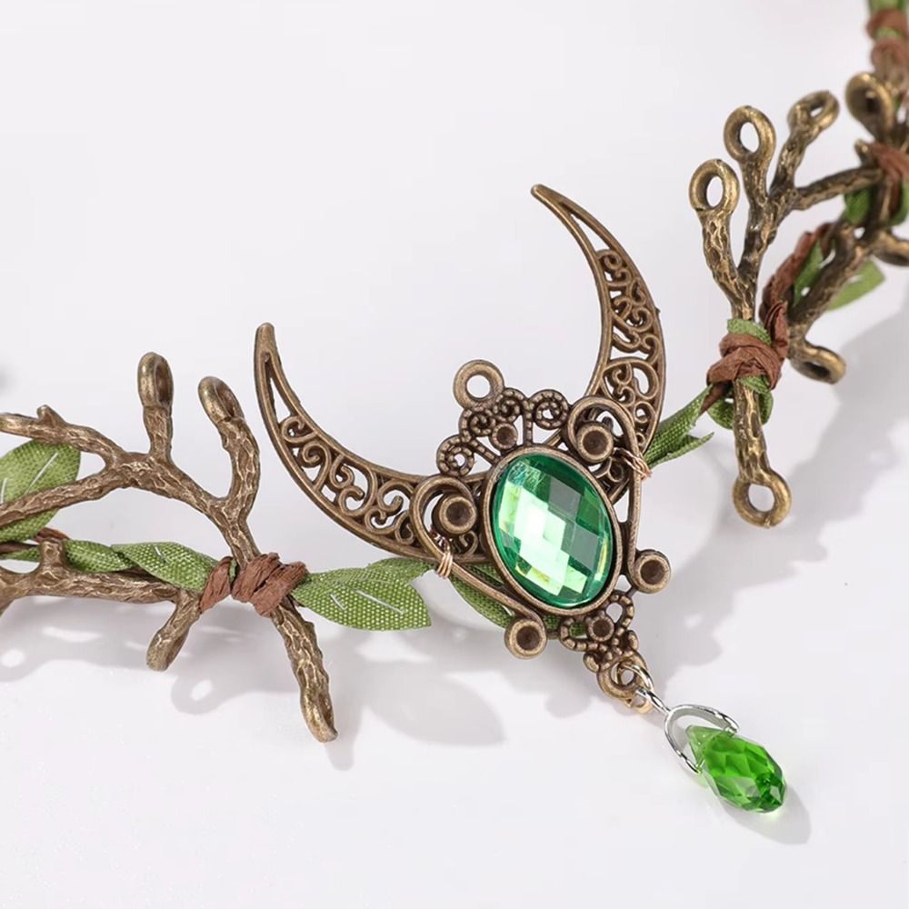 มงกุฎเอลฟ์ลายเถาวัลย์ธีมป่าแฟช - Jewelry Making Adults บทวิจารณ์และราคา