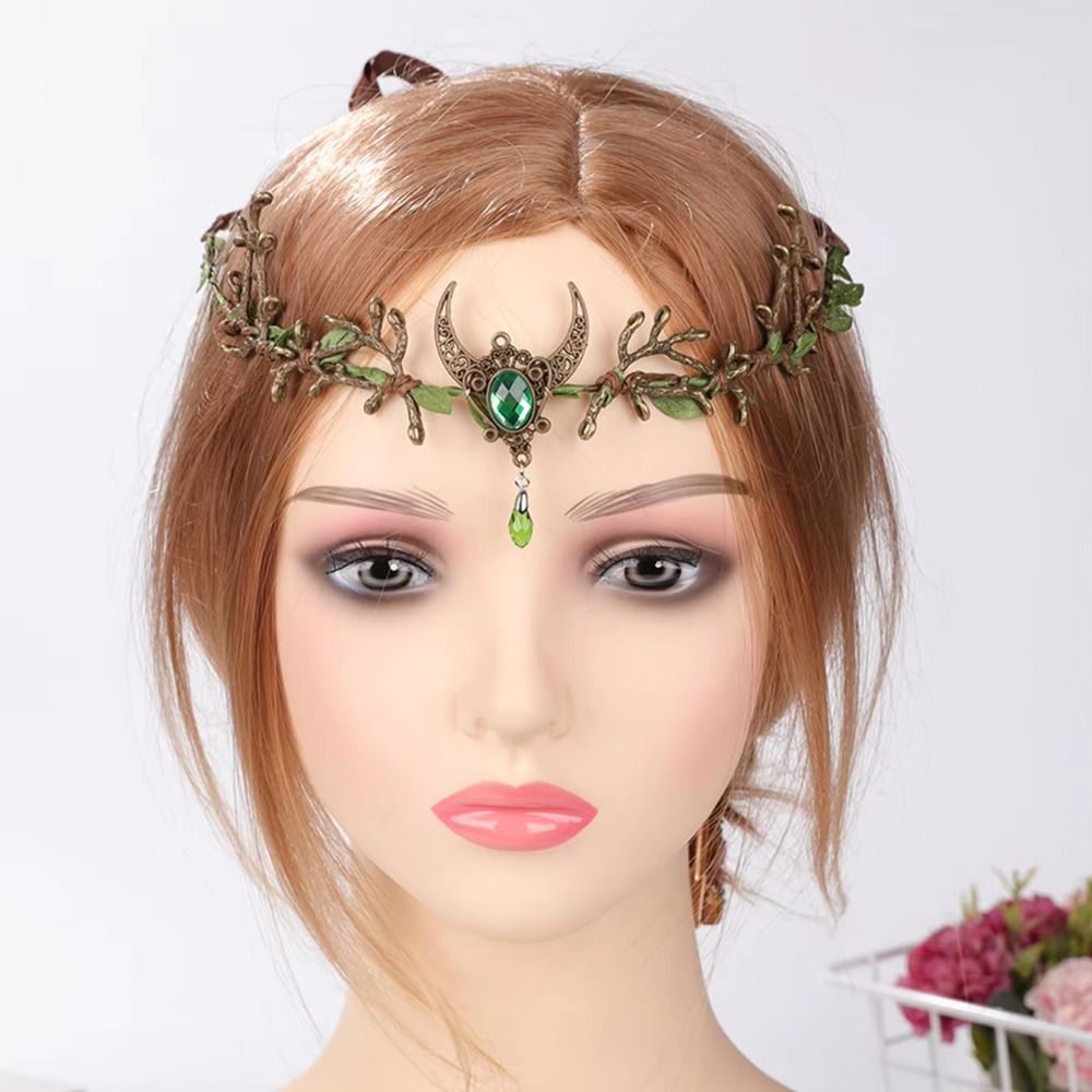มงกุฎเอลฟ์ลายเถาวัลย์ธีมป่าแฟช - Jewelry Making Adults บทวิจารณ์และราคา