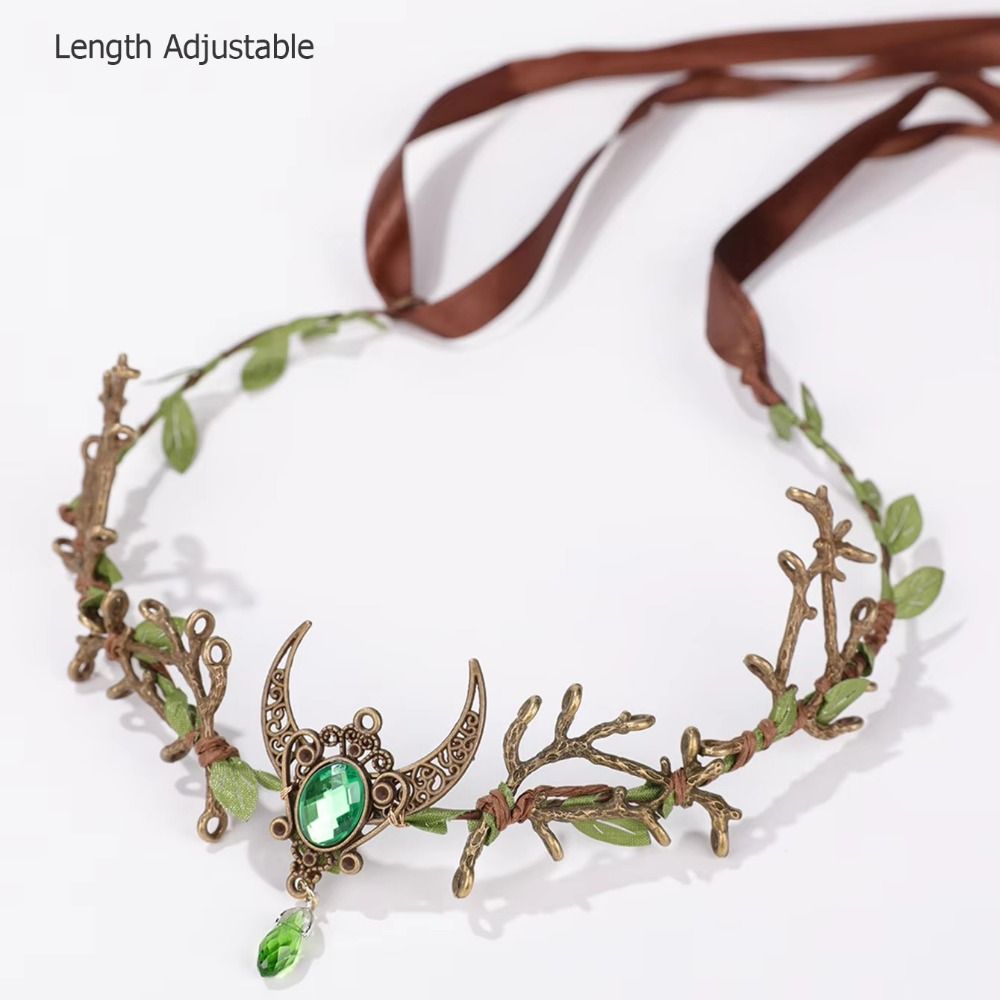 มงกุฎเอลฟ์ลายเถาวัลย์ธีมป่าแฟช - Jewelry Making Adults บทวิจารณ์และราคา