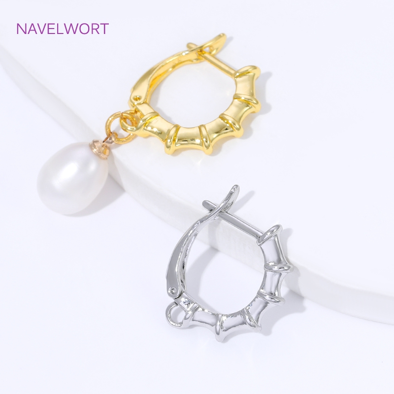 ตะขอเกี่ยวต่างหูแบบเรียบ ชุบทอ - Jewelry Making Earring Supplies บทวิจารณ์และราคา