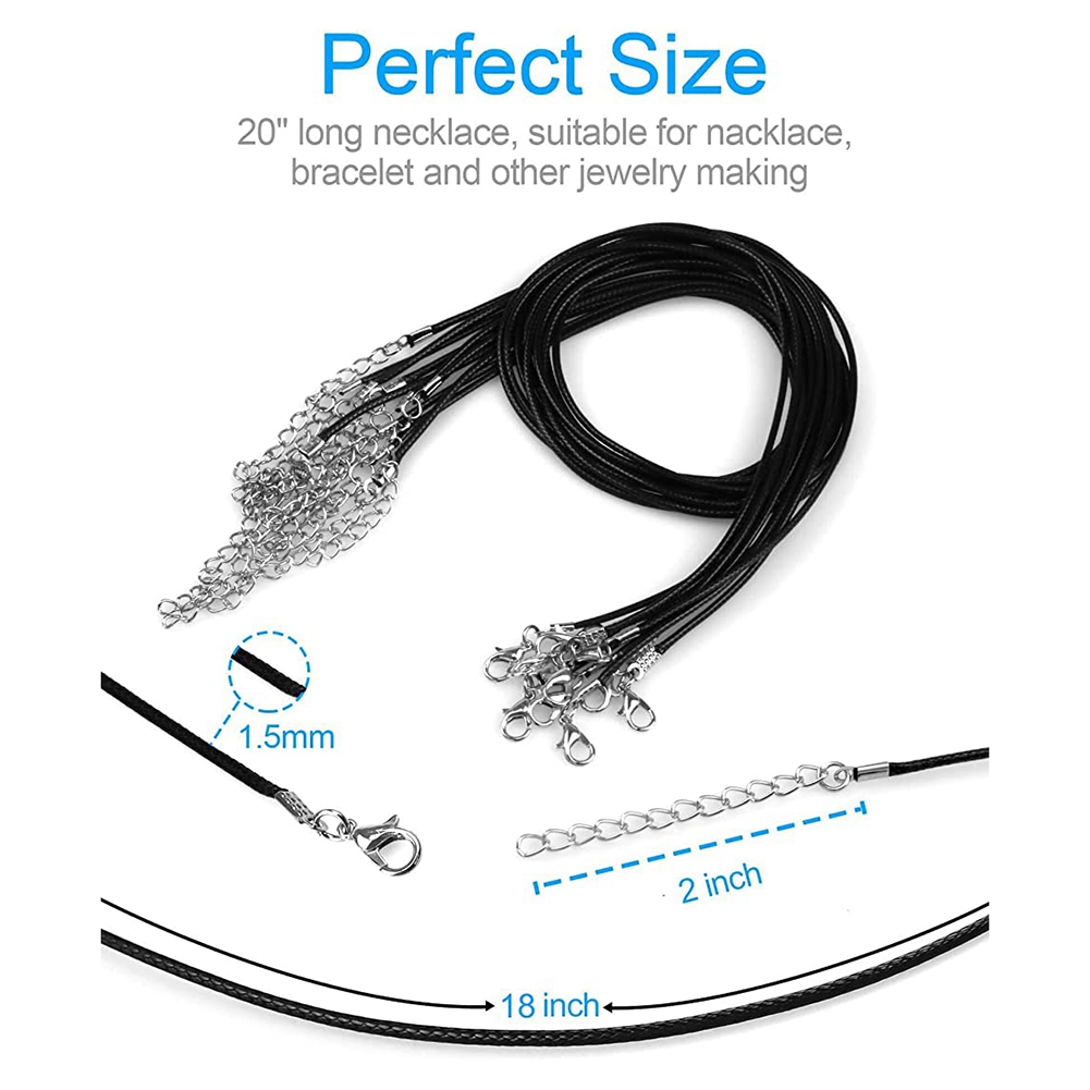 สายสร้อยคอ ABQR 24 เส้น, สายสร - Jewelry Making Pendants บทวิจารณ์และราคา