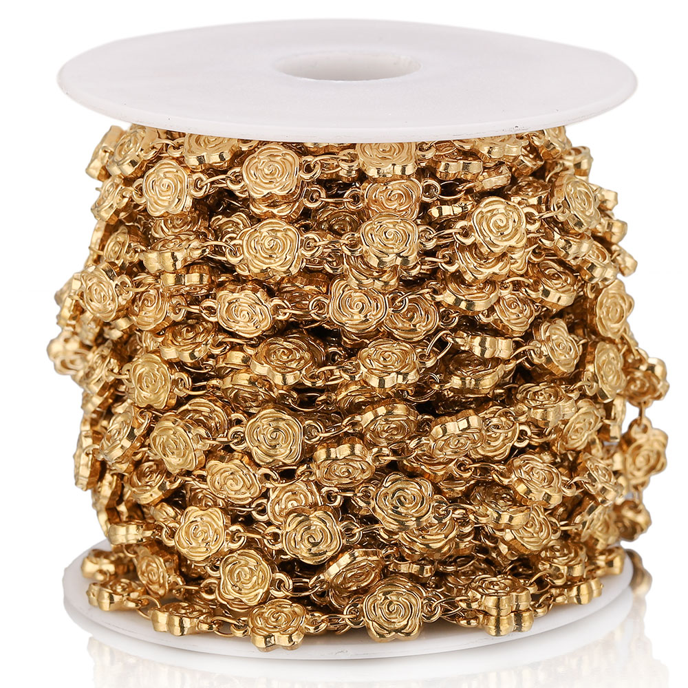 โซ่สแตนเลสสตีลลายดอกกุหลาบ 1 เ - Chain Roll Cable บทวิจารณ์และราคา