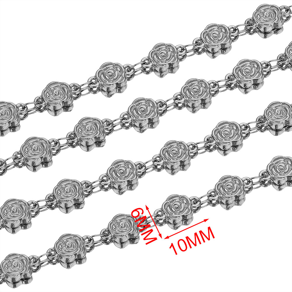 โซ่สแตนเลสสตีลลายดอกกุหลาบ 1 เ - Chain Roll Cable บทวิจารณ์และราคา