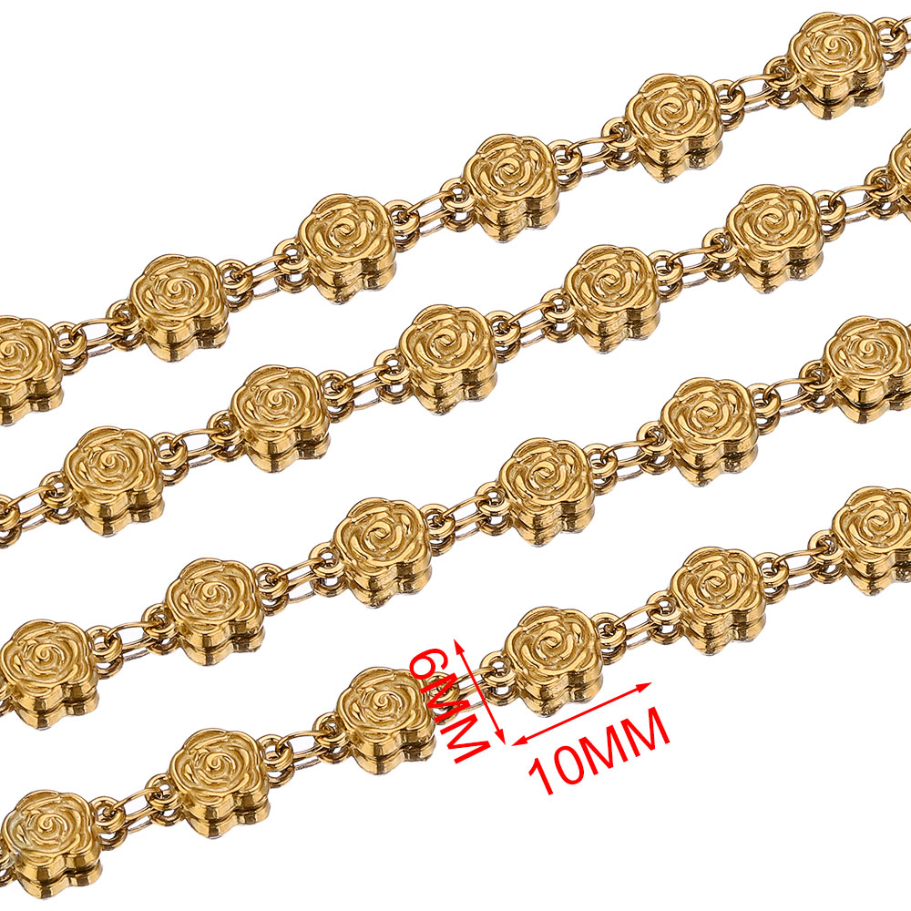 โซ่สแตนเลสสตีลลายดอกกุหลาบ 1 เ - Chain Roll Cable บทวิจารณ์และราคา