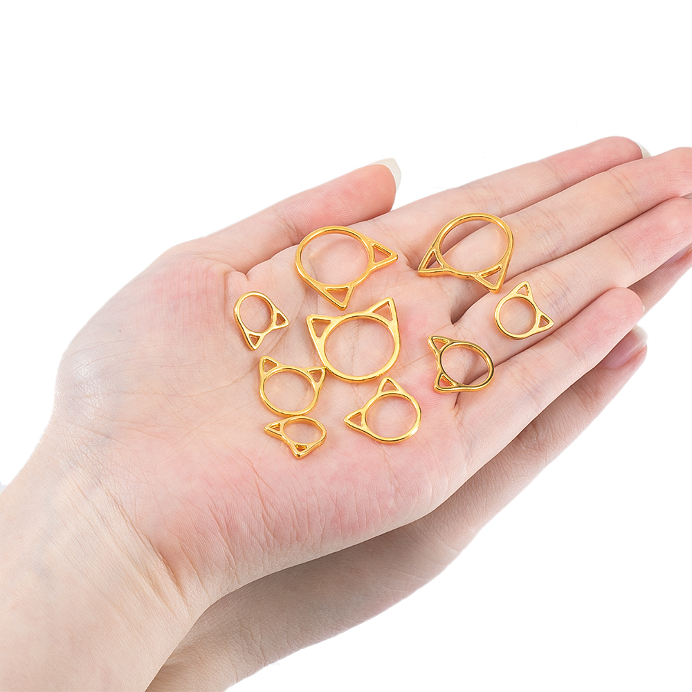 20pcs หัวแมวจี้รูปสัตว์น่ารัก  - Jewelry Making Jig บทวิจารณ์และราคา