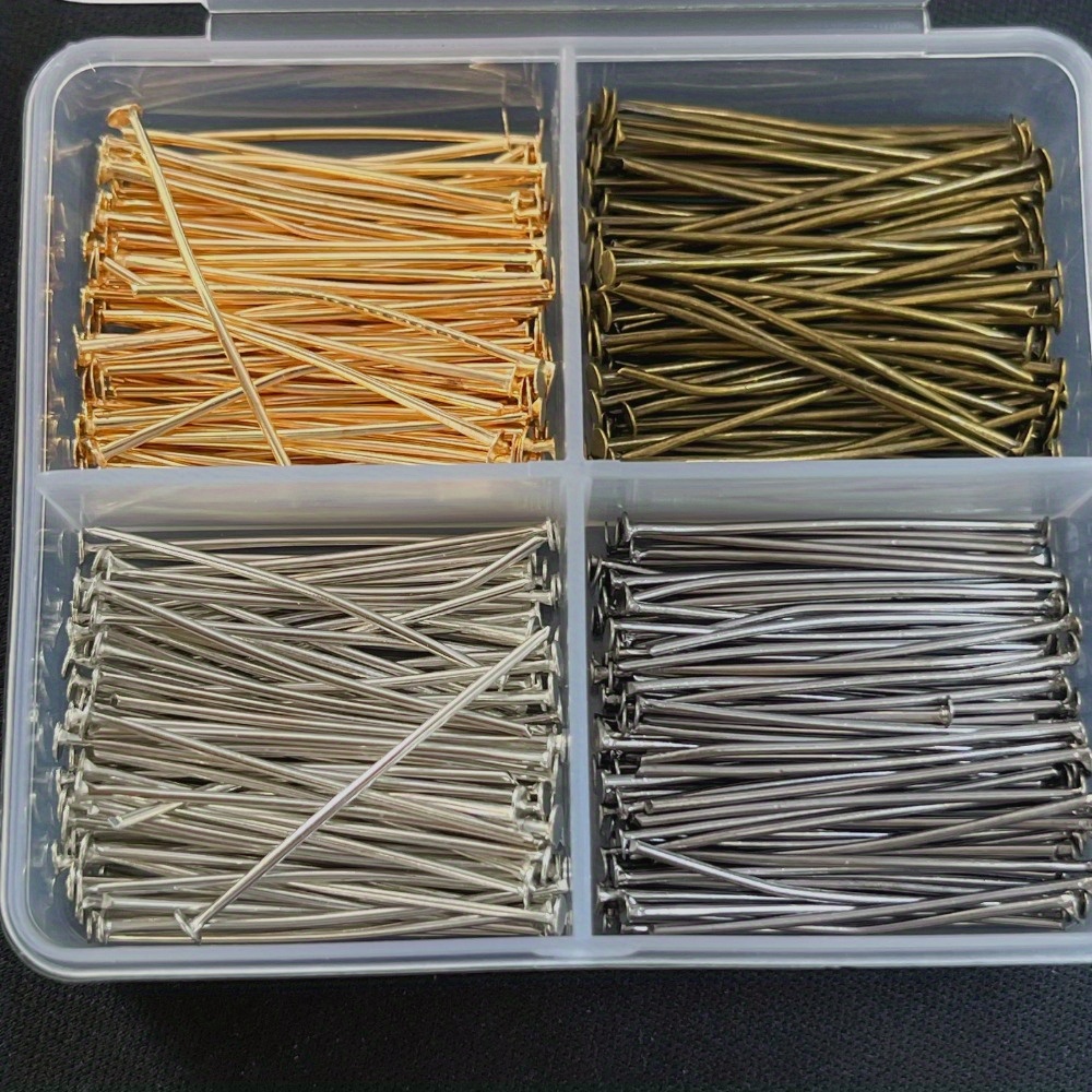 หมุดหัวเหล็กแบบผสม 400 ชิ้น ขน - Jewelry Making Jig บทวิจารณ์และราคา
