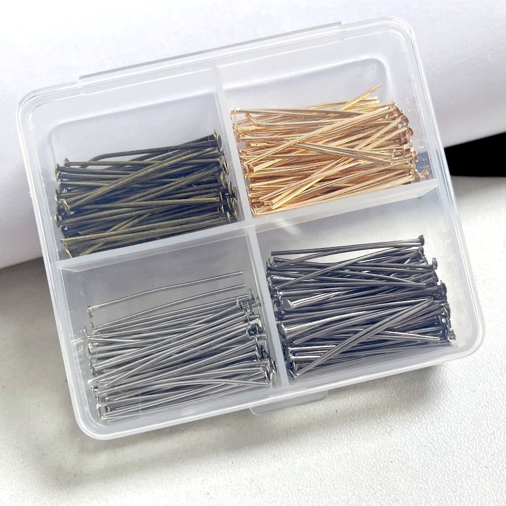 หมุดหัวเหล็กแบบผสม 400 ชิ้น ขน - Jewelry Making Jig บทวิจารณ์และราคา