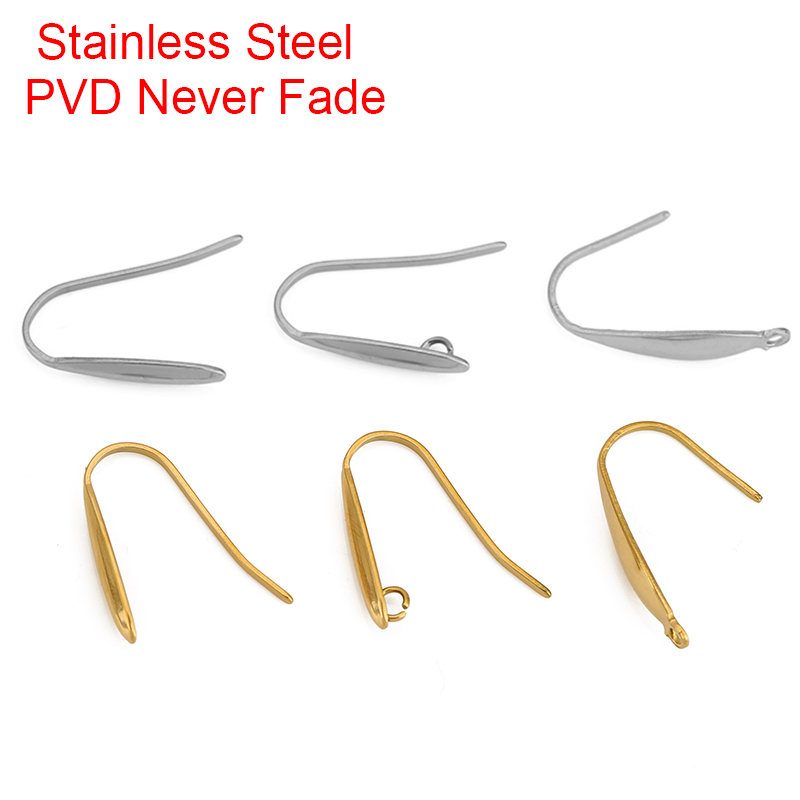 10pcs ไม่เคยจางหายสแตนเลสต่างห - Jewelry Making Earring Supplies บทวิจารณ์และราคา