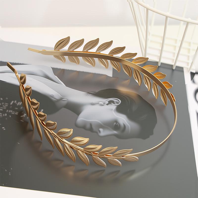 ที่คาดผมรูปใบไม้สีทองสไตล์เรโท - Jewelry Making Adults บทวิจารณ์และราคา