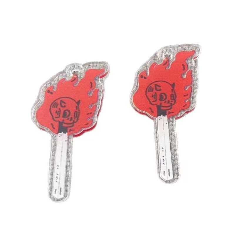 จี้อะคริลิคทรงหัวกะโหลก 10 ชิ้ - Jewelry Making Pendants บทวิจารณ์และราคา