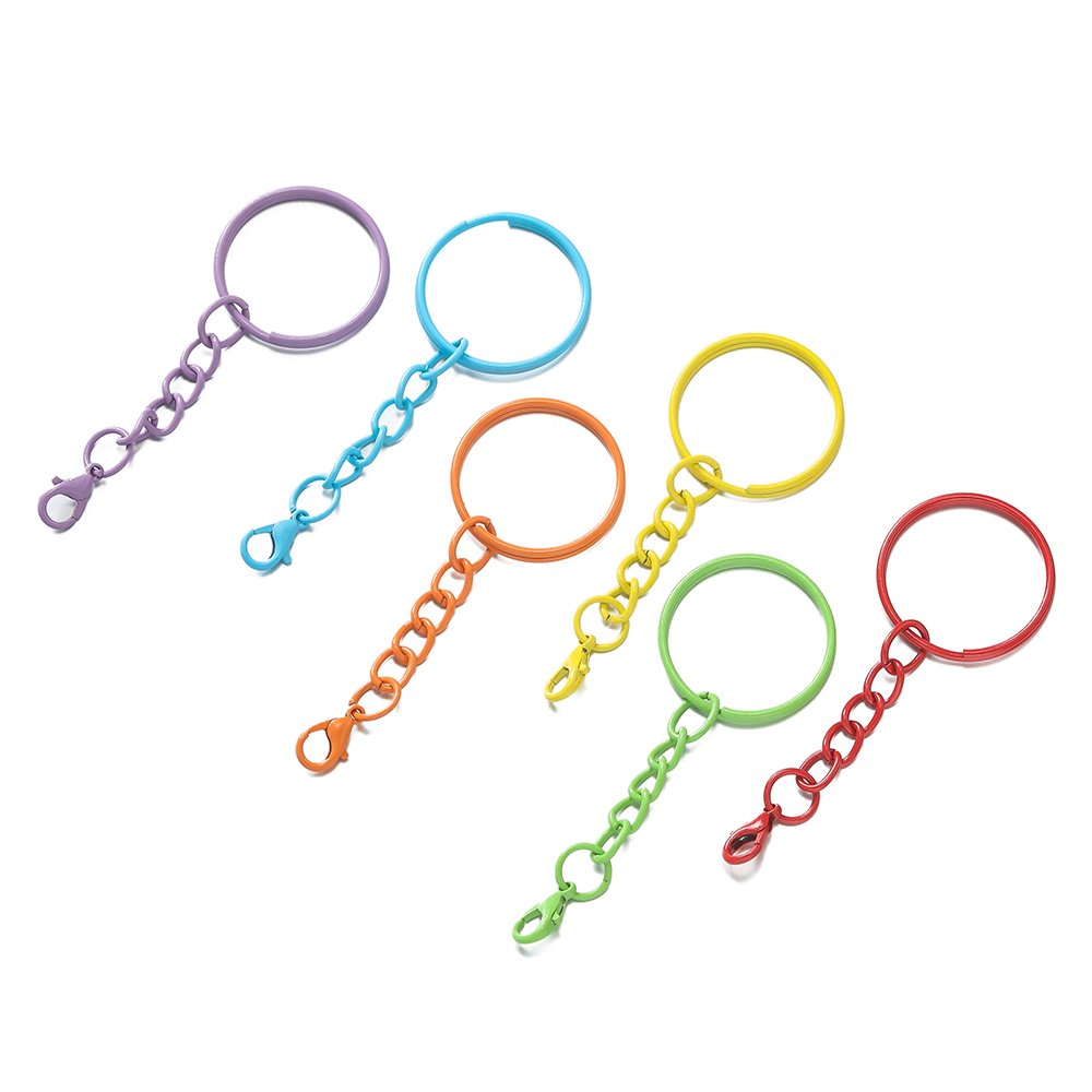 5 ชิ้น/ล็อต 25 มม.สีแยกแหวน Ke - Jewelry Making Hoops บทวิจารณ์และราคา