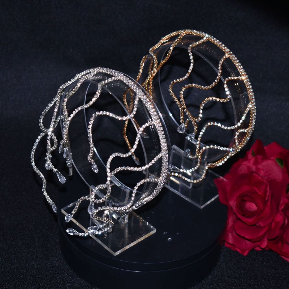 ที่คาดผมประดับเพชรแบบงอ รูปทรง - Jewelry Making Adults บทวิจารณ์และราคา