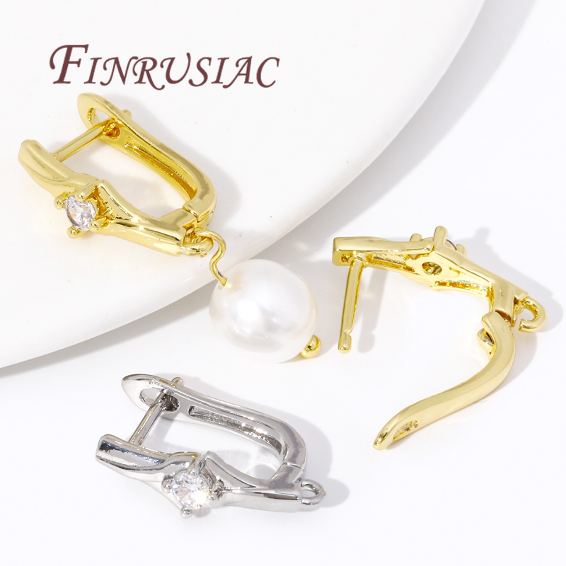 18K Gold Plated Earwires Faste - Jewelry Making Earring Supplies บทวิจารณ์และราคา