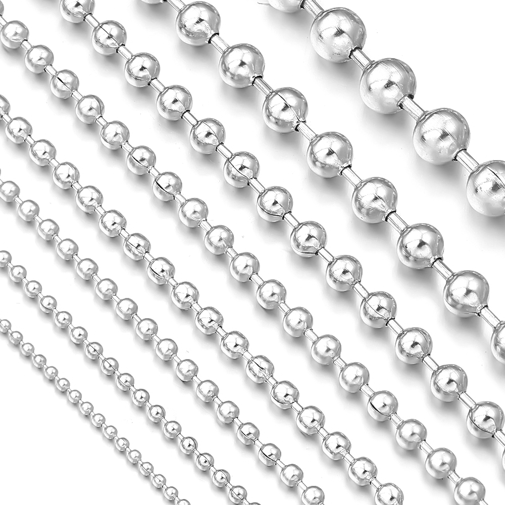 5 หลา/ม้วนสแตนเลสสตีลลูกปัด 1. - Chain Roll Cable บทวิจารณ์และราคา