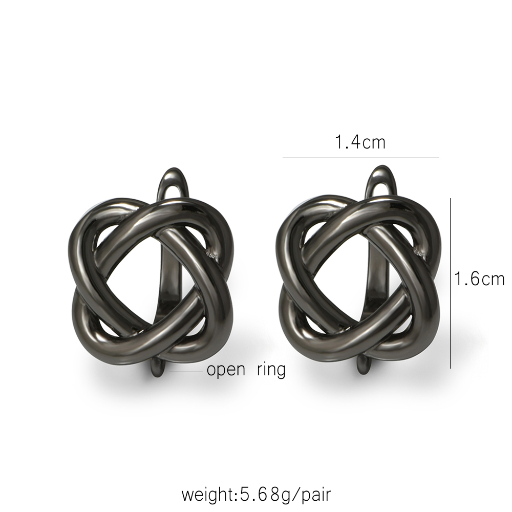 YANASI ต่างหูทองเหลืองสีดำ 1 ค - Jewelry Making Earring Supplies บทวิจารณ์และราคา