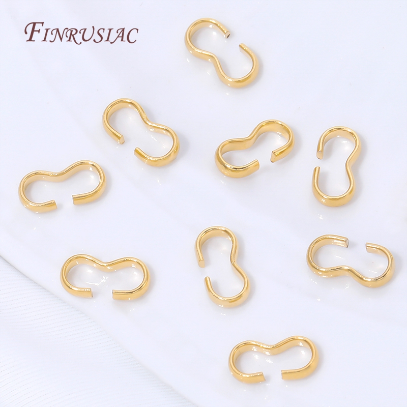 ตัวล็อคแบบตะขอรูปตัว S ชุบทอง  - Jewelry Making Rings บทวิจารณ์และราคา