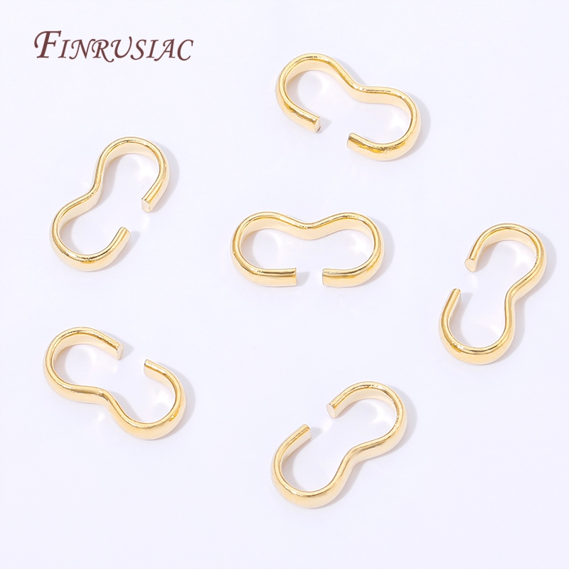 ตัวล็อคแบบตะขอรูปตัว S ชุบทอง  - Jewelry Making Rings บทวิจารณ์และราคา
