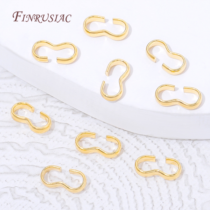 ตัวล็อคแบบตะขอรูปตัว S ชุบทอง  - Jewelry Making Rings บทวิจารณ์และราคา